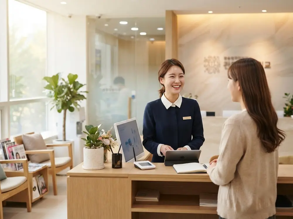 접수·안내 데스크